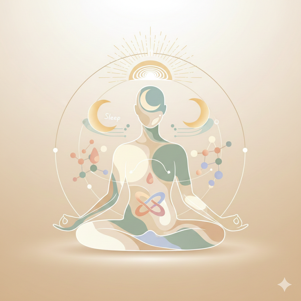 수면, 호르몬, 신진대사가 균형을 이루며 에너지를 회복하는 웰니스 구조