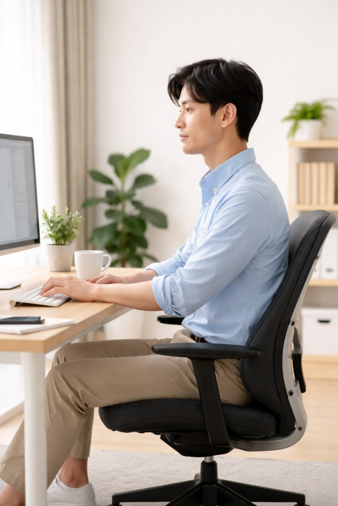 직장인 건강 관리법을 위한 올바른 앉은 자세