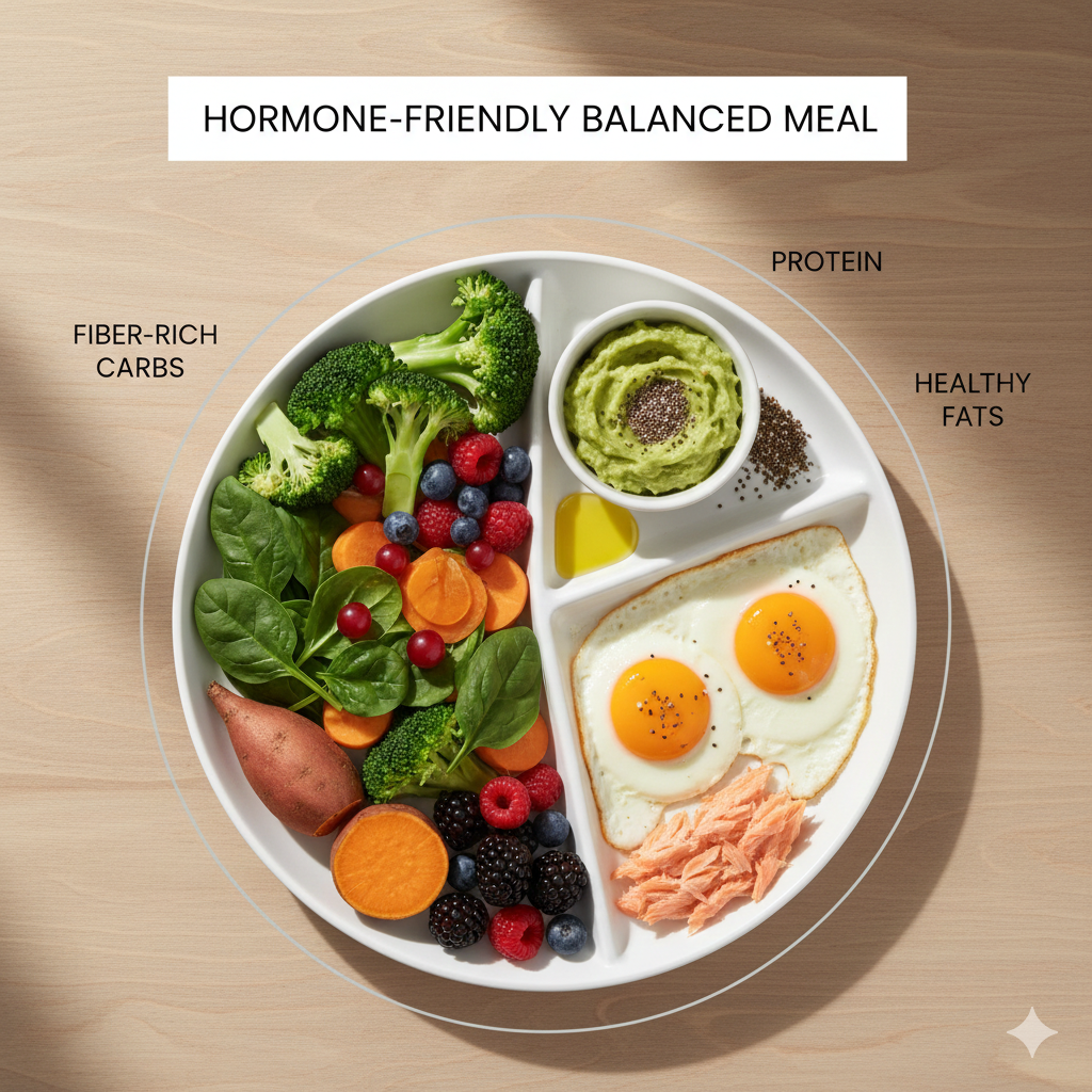 30·40대를 위한 호르몬 친화적 매크로 균형 식단 구성 인포그래픽