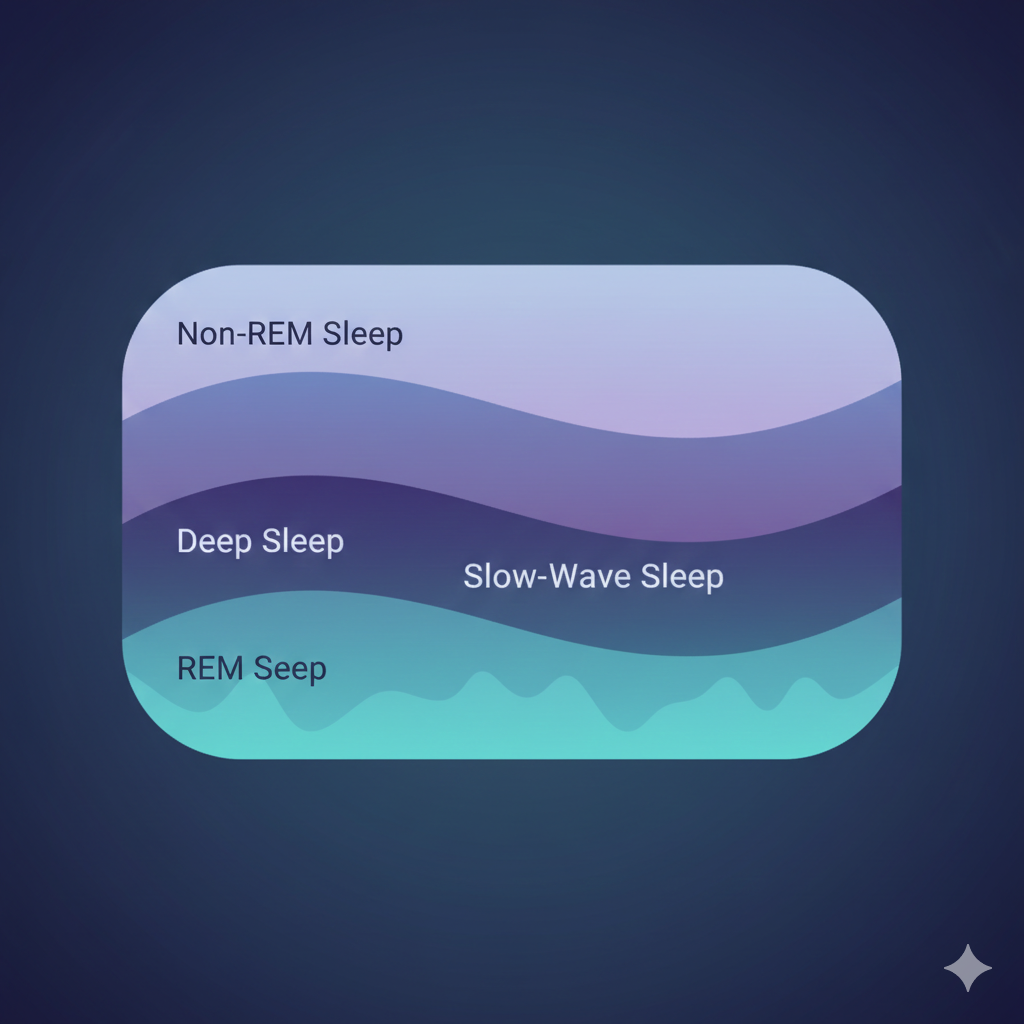 수면 단계 구조와 깊은 수면·렘수면이 에너지 회복에 미치는 영향
