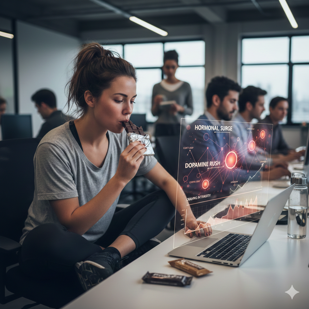 운동만으로 체중 감량에 어려운 이유, 칼로리 섭취 증가 이미지