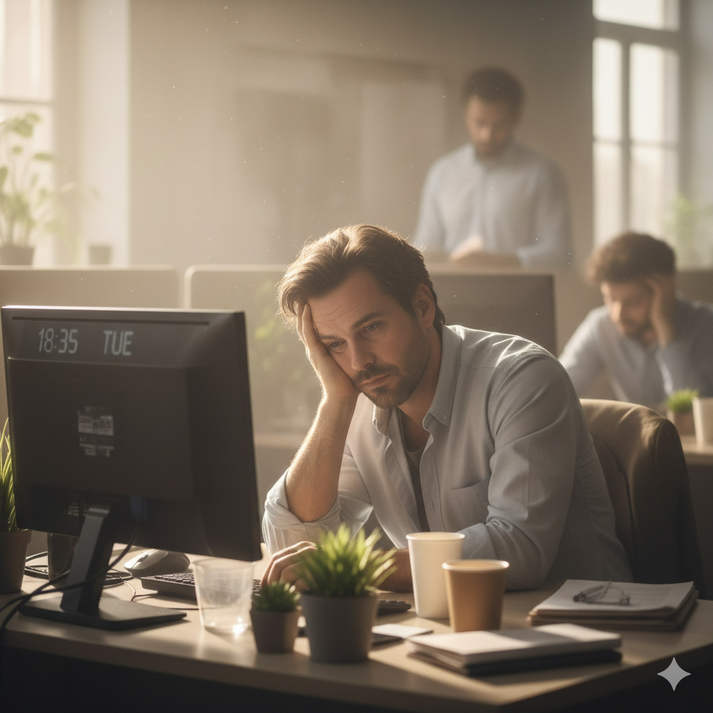 만성 스트레스 증상을 호소하는 직장인