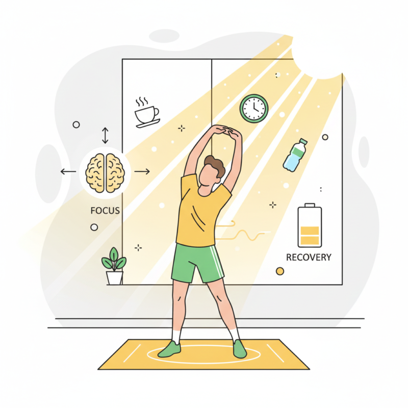주말 늦잠으로 피로를 회복하고 집중력을 높이는 성인