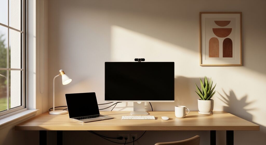 집중 잘되는 작업 공간을 위한 조명 환경 세팅