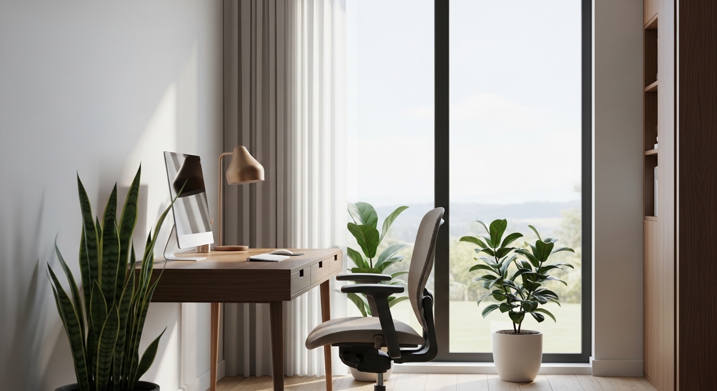 홈오피스 피로 줄이는 웰니스 홈오피스 인테리어