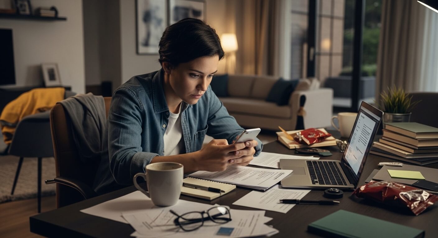 시간관리 실패로 집중하지 못하는 집 환경