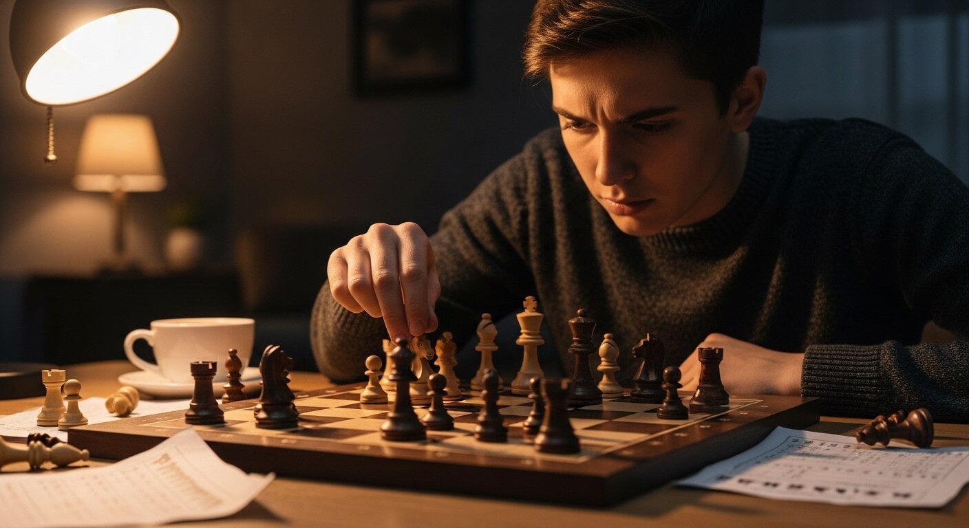 집중력 유형 테스트를 통해 집중력 상태를 확인하는 모습